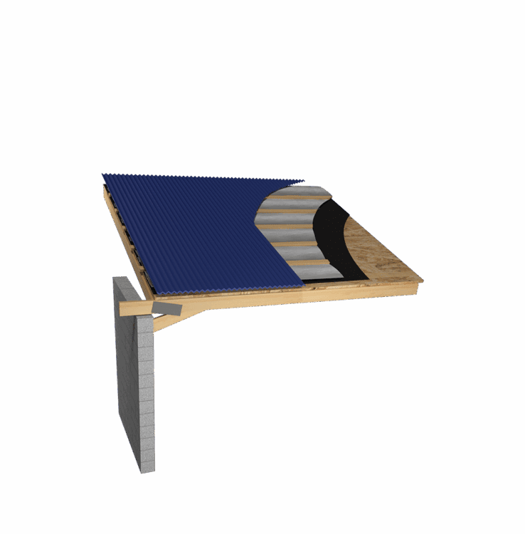 radiant barrier product visualizer assembled view