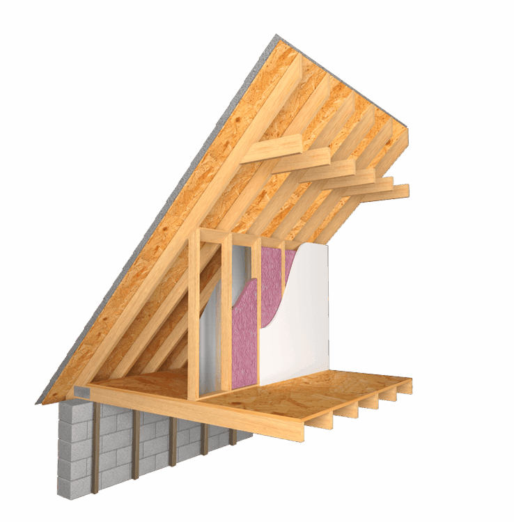 SkyFlex Knee Wall Assembled