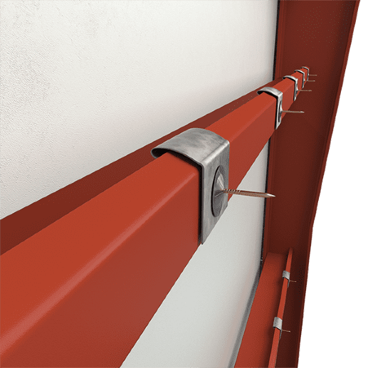 insulation-fasteners-on-girts Insulation Fasteners on Girts