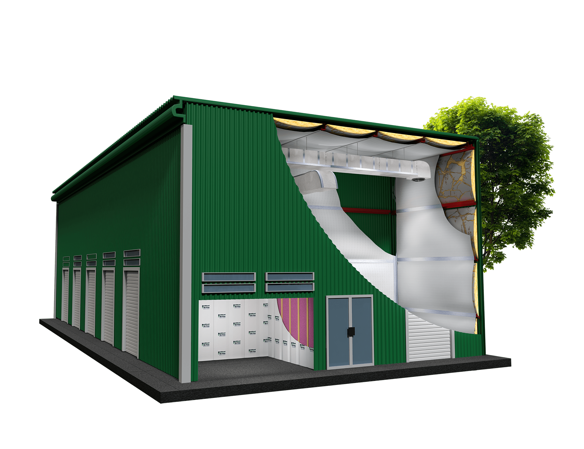 metal-building-relfective-insulation-visualizer FIF visualizer