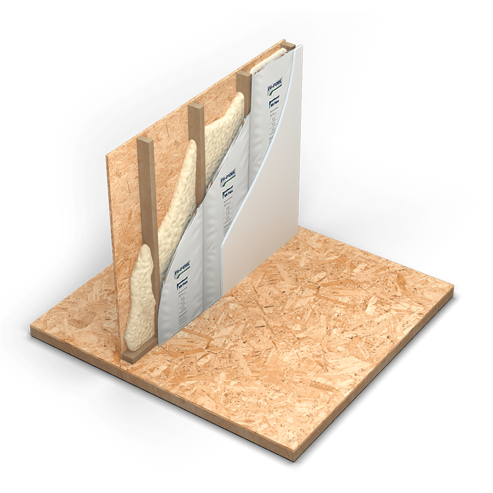 spray-foam-hybrid-insulation-solutions-assembled-vr-plus Spray foam hybrid. insulation wall assembly