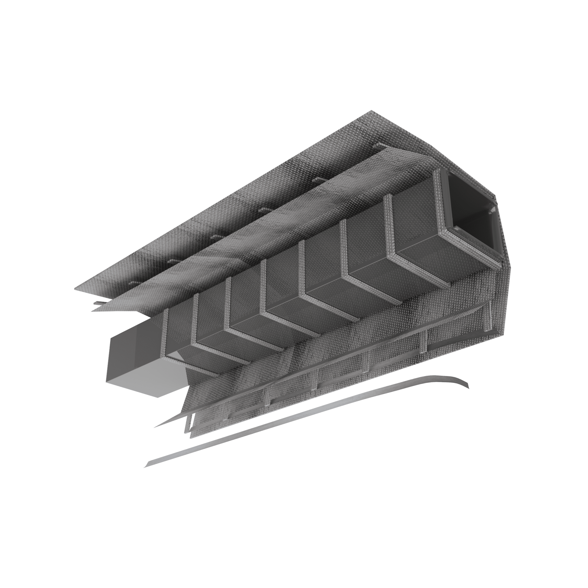 R-8 HVAC Duct Wrap Exploded R-8 HVAC Duct Wrap Exploded