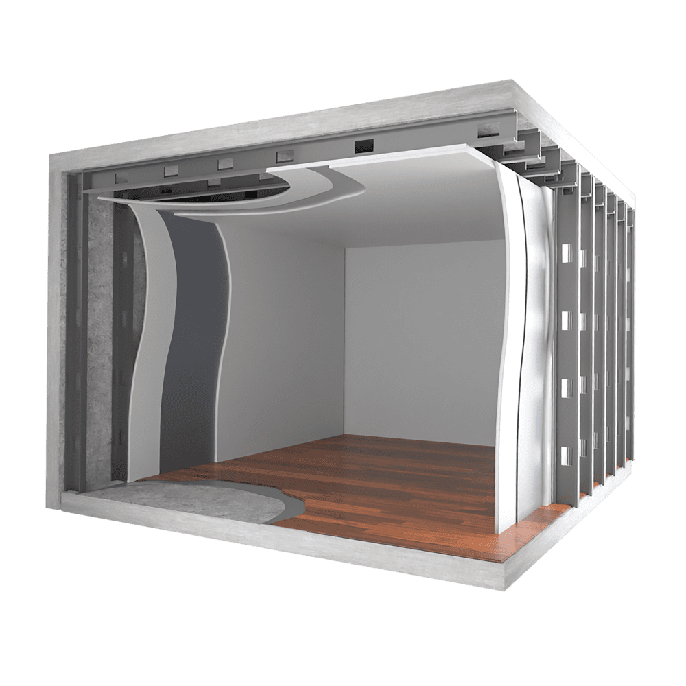 rf-shield-assembled-view rf shield scif barrier assembled view