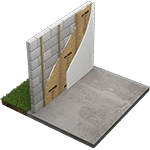 aa2 vapor shield masonry wall insulation