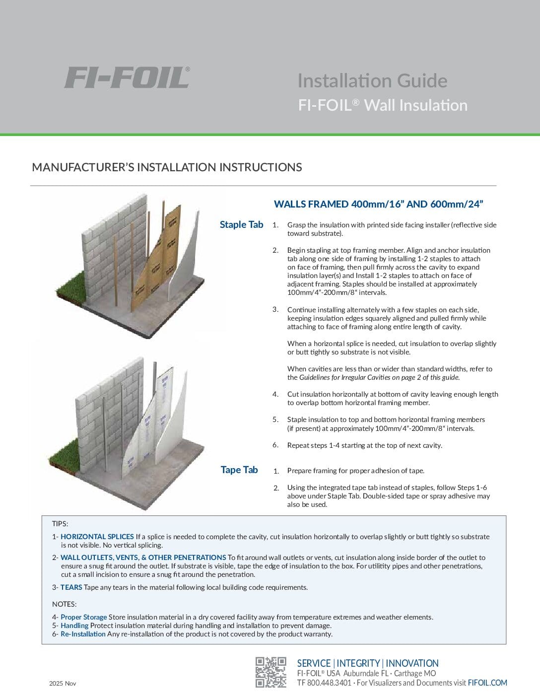 AA2 Shield™ Installation Sheet