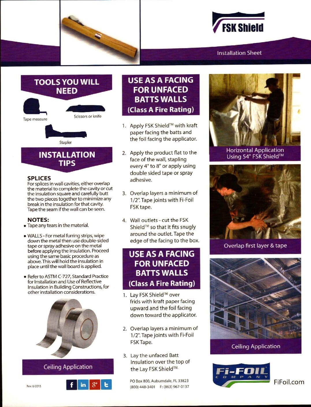 FSK-Shield-Installation-Sheet FSK Shield™ Installation Sheet