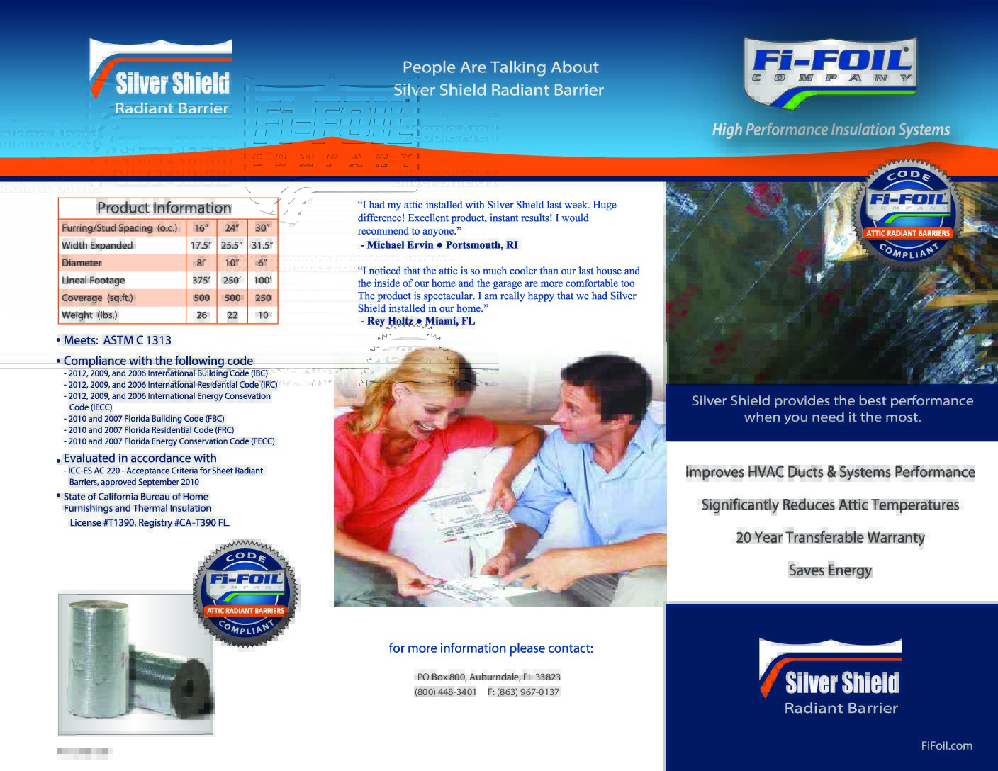 Silver Shield™ Tri-Fold